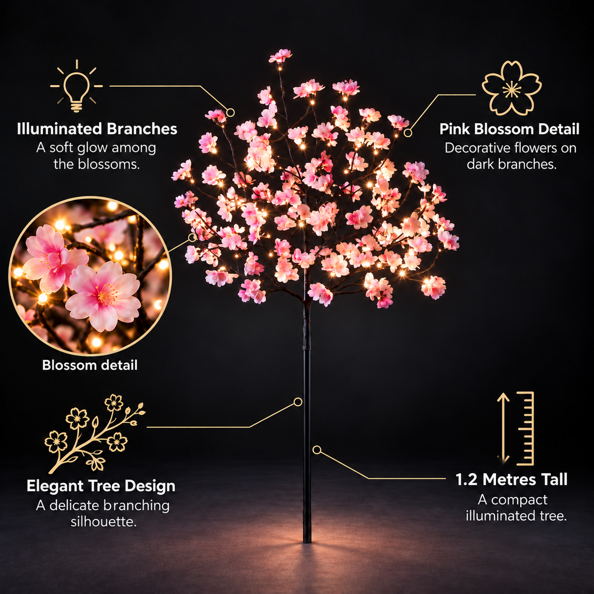 1.2M Cherry Blossom Tree