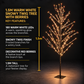 1.5M Warm White Snowy Twig Tree With Berries - 180 LEDS