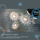 Warm White Sun Projector String Lights