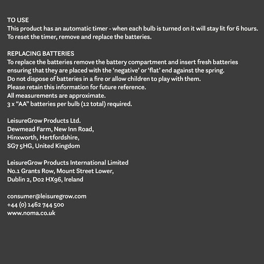 Set of 4 Large Ball Bulb Lights