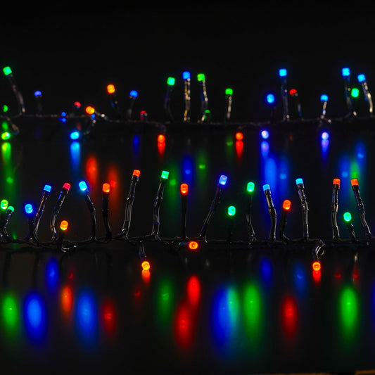 1000L Spectrum Digital Remote Control Decor String Lights With Green Cable