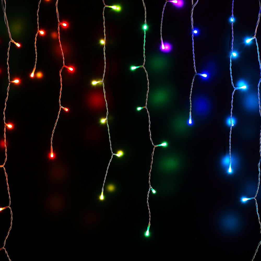 Spectrum Digital Remote Control Icicle Lights (White Cable)