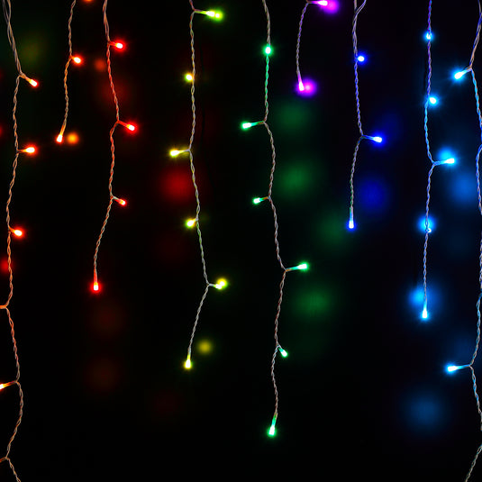 Spectrum Digital Remote Control Icicle Lights (White Cable)