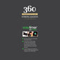 360 Warm White Multifunction String Lights with Green Cable
