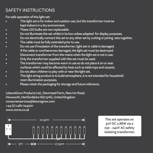 240 Pastel Multifunction String Lights With Green Cable