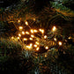 Antique White Multifunction String Lights With Green Cable