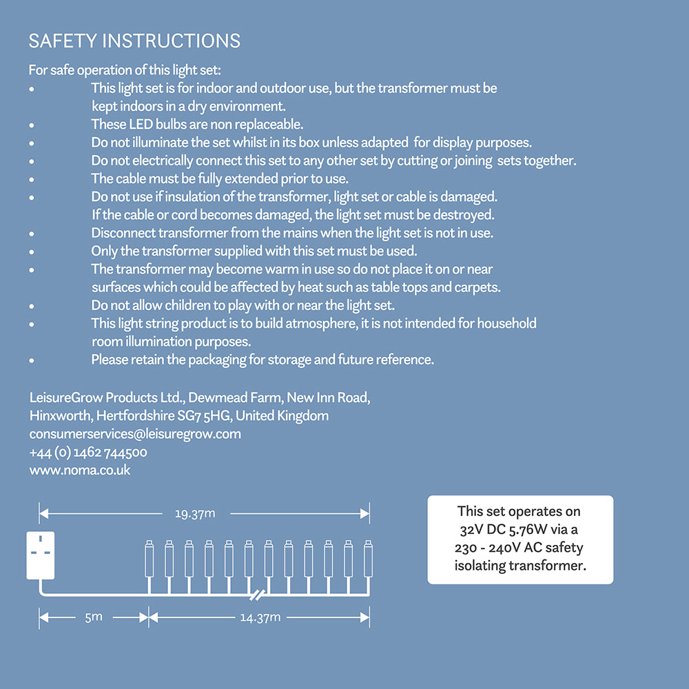 480 Pastel Multifunction Décor Tree Lights with Green Cable