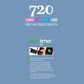 720 Pastel Multifunction Décor Tree Lights with Green Cable
