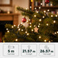 720 Warm White Multifunction Décor Tree Lights with Green Cable