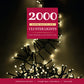 2000 Warm White Multifunction Cluster Lights With Green Cable
