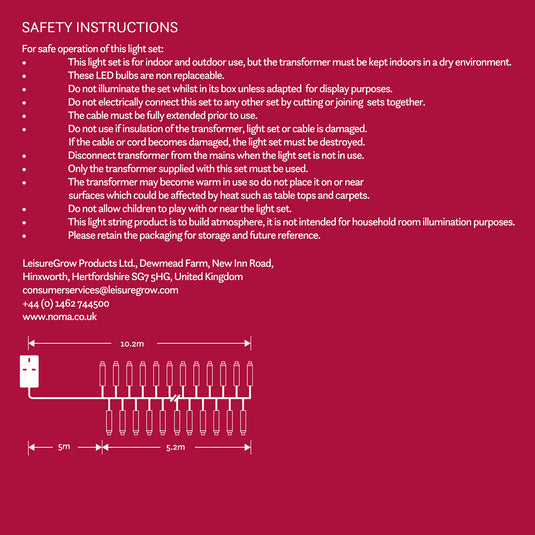 360 Pastel Multifunction Cluster Lights with Green Cable