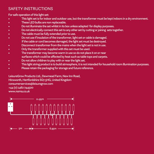 480 Pastel Multifunction Cluster Lights with Green Cable