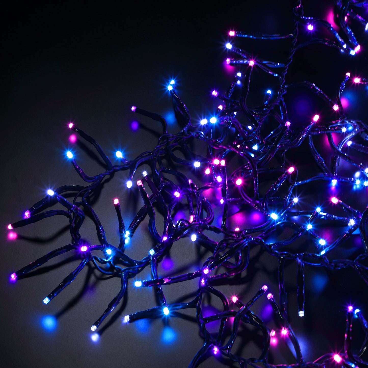480 Pastel Multifunction Cluster Lights with Green Cable