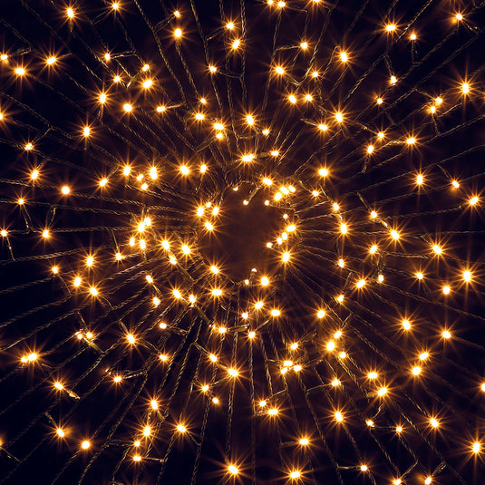 720 Antique White Multifunction String Lights with Green Cable