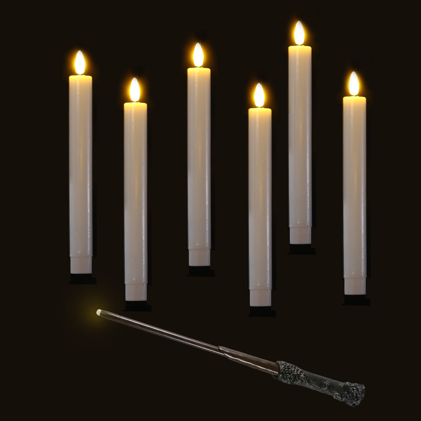 Harry Potter - Set of 6 Wand-Controlled Floating Candles