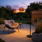 Matera Sesame Rattan Floor Lamp
