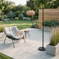 Matera Sesame Rattan Floor Lamp