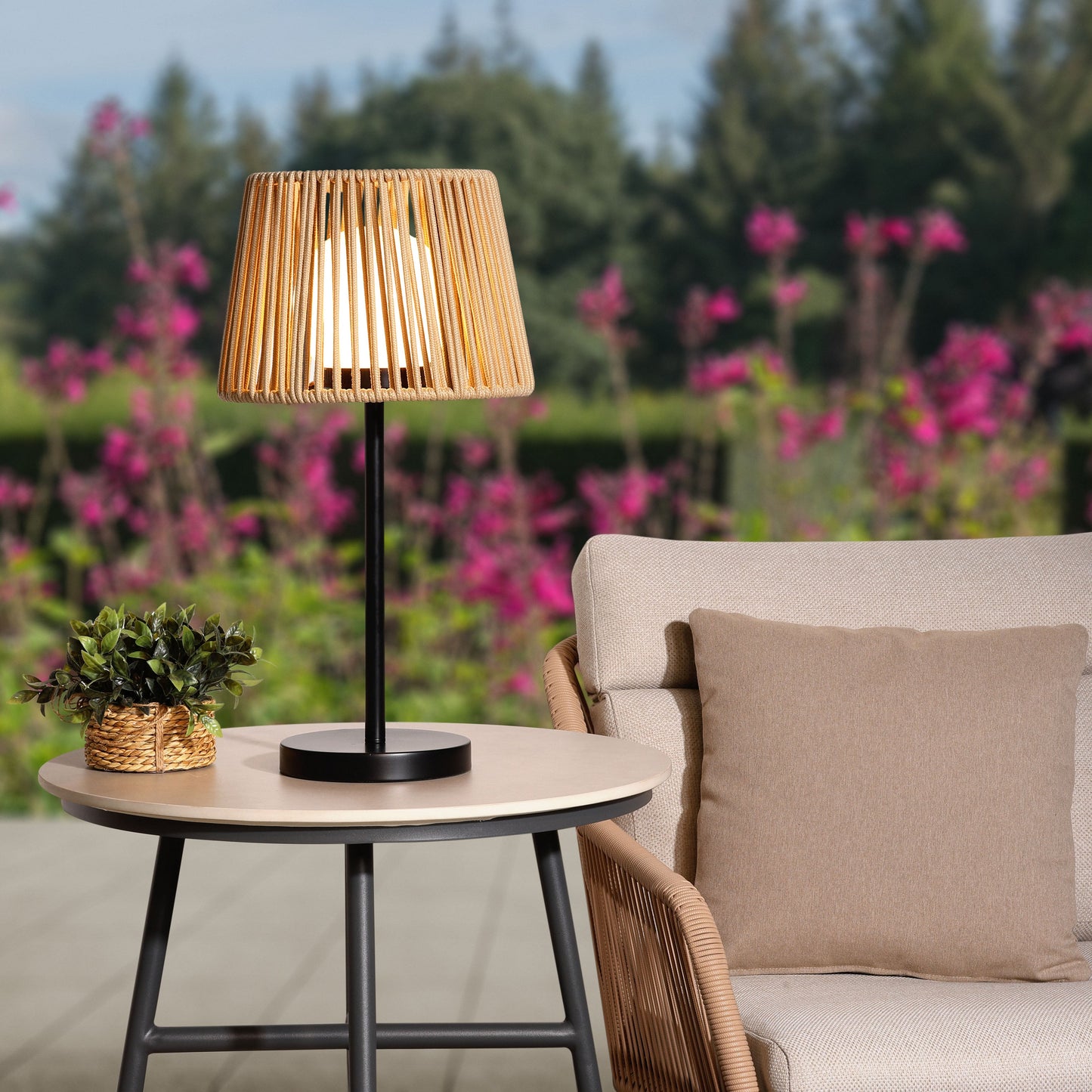 Garda Latte 56cm Table Lamp