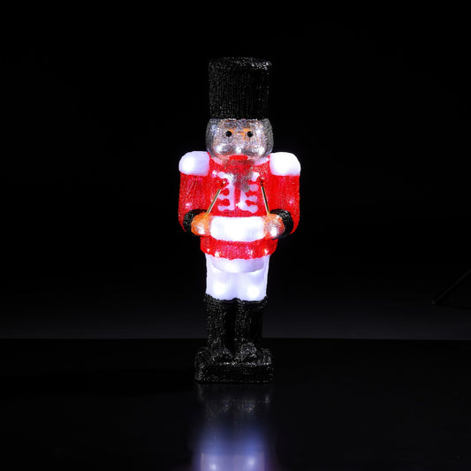 60CM Acrylic Nutcracker With Drum Sticks