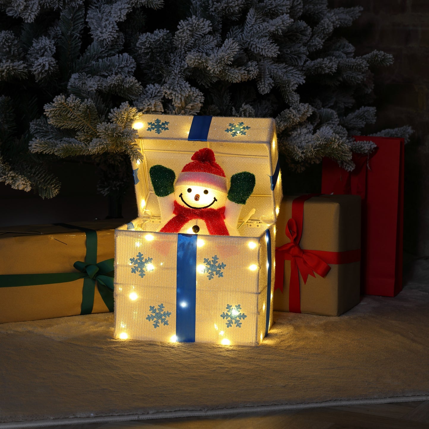 Pop-Up Snowman Present