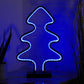45cm Remote Controlled Digital Neon Black Metal Tree