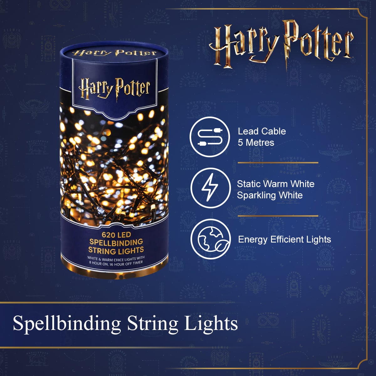 Harry Potter - 620 LED Spellbinding String Lights