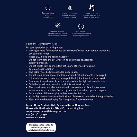 2M Spectrum App Starry Nights All Purpose Tree - RGB