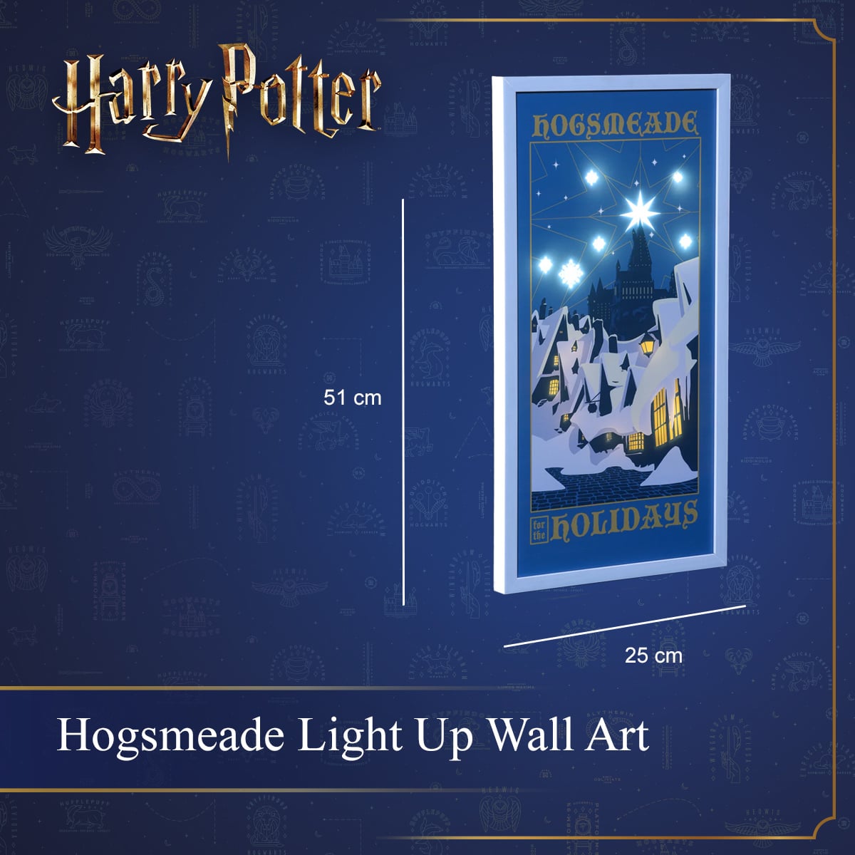 Harry Potter - Hogsmeade Light Up Wall Art