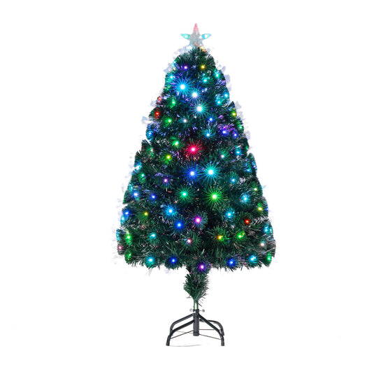 90CM Zodiac Green Tree With Fibre Optic Strands