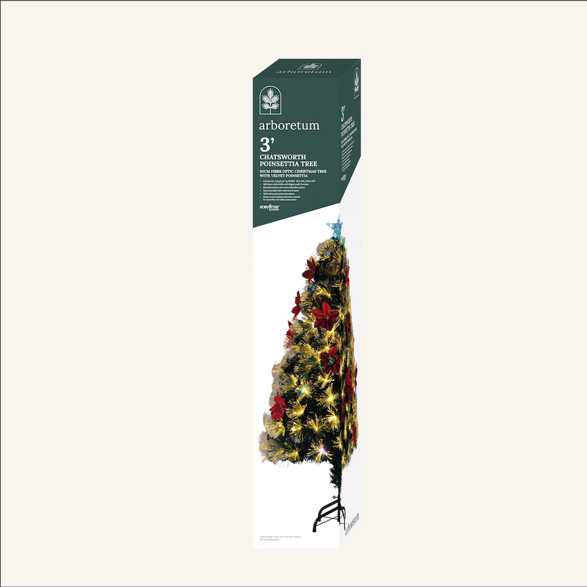 Chatsworth Tree With Pointsettia