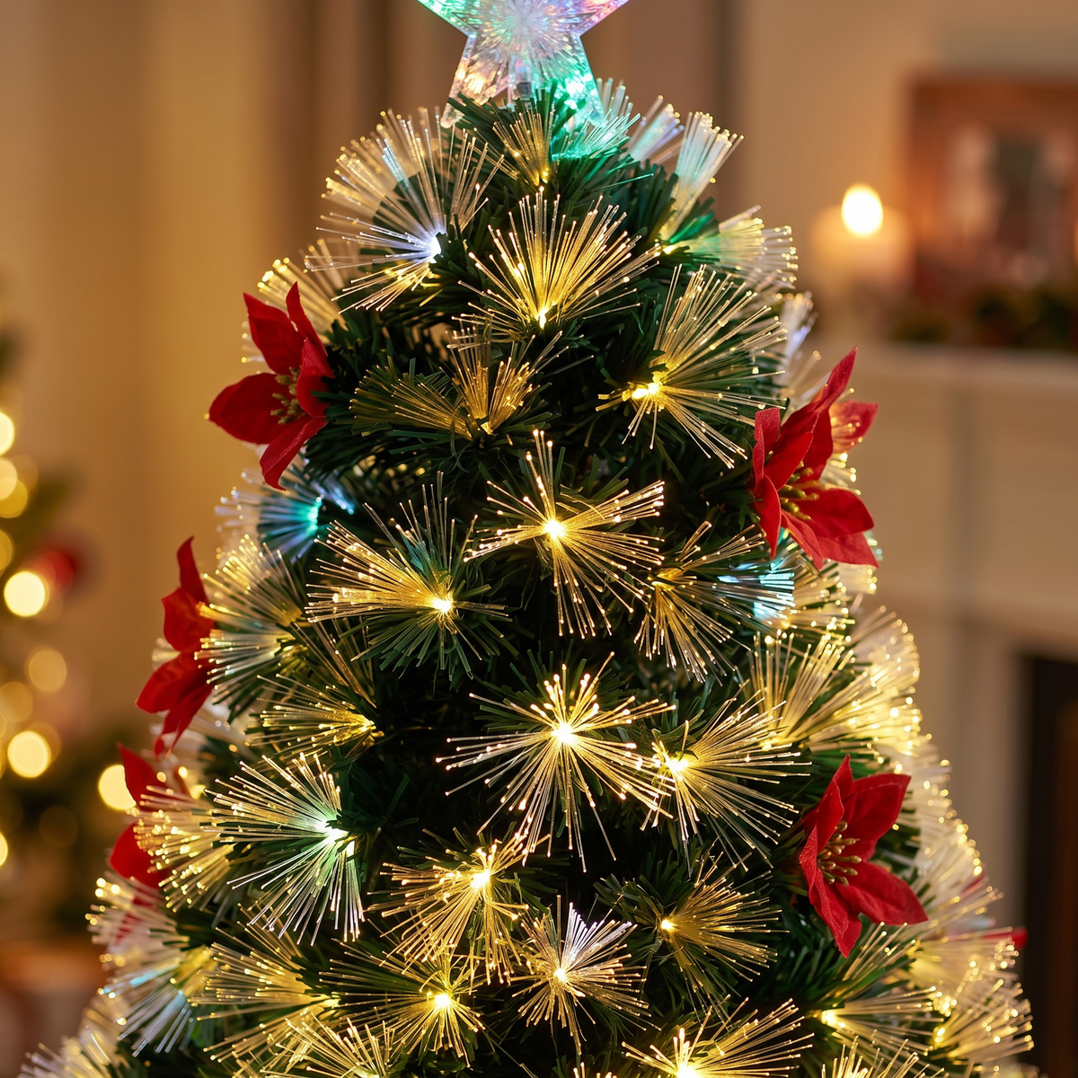Chatsworth Tree With Pointsettia
