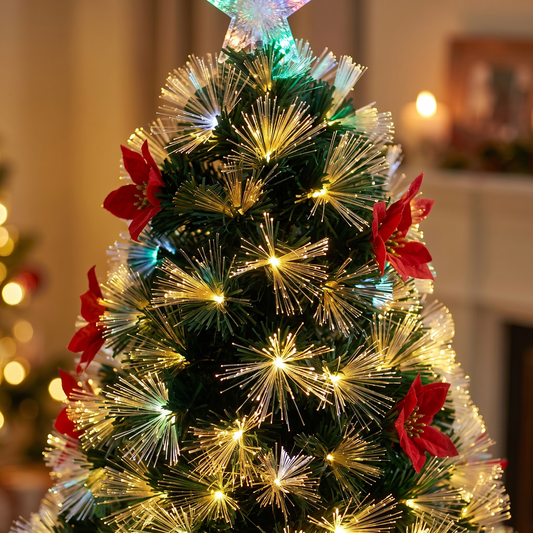 Chatsworth Tree With Pointsettia
