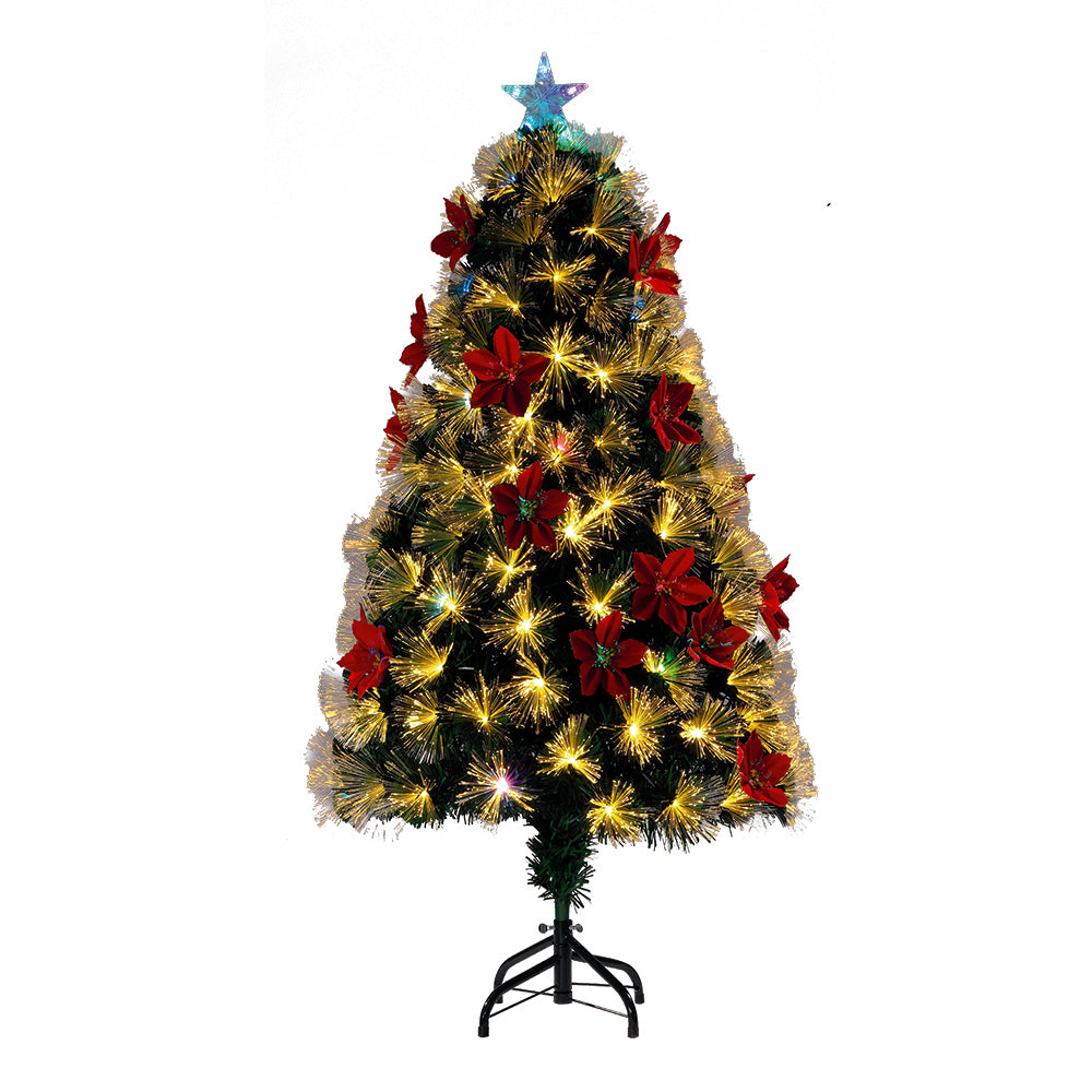 1.5M Chatsworth Tree With Pointsettia