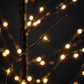 1.2M Warm White Windswept Black Tree - 108 LEDs