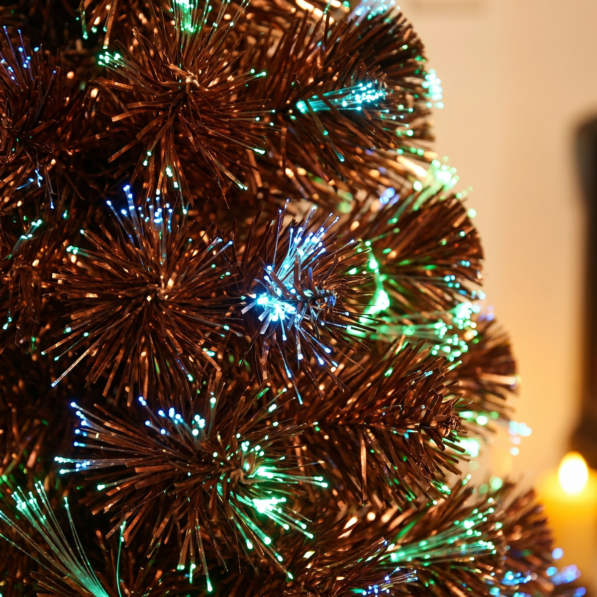 Classic Green Carousel Fibre Optic Tree