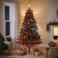 Classic Green Carousel Fibre Optic Tree