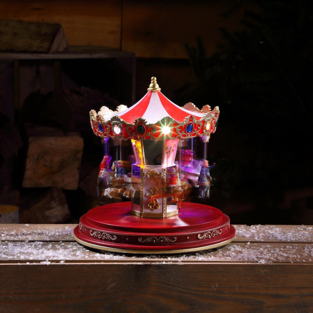 25cm Musical Revolving Carousel