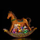 42cm LED Musical Rocking Horse with Train