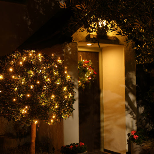 200 Fit & Forget Warm White Multifunction String Lights