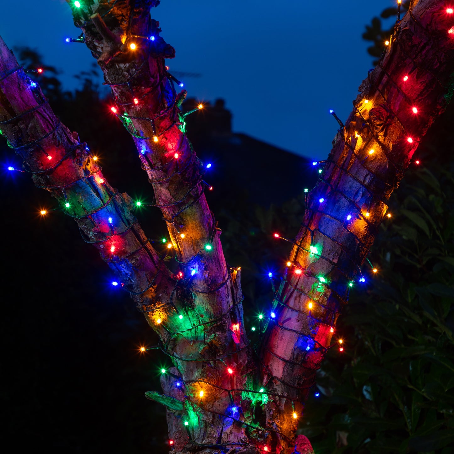 400 Fit & Forget Multicolour Multifunction String Lights