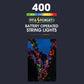 400 Fit & Forget Multicolour Multifunction String Lights