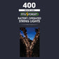 400 Fit & Forget White Multifunction String Lights
