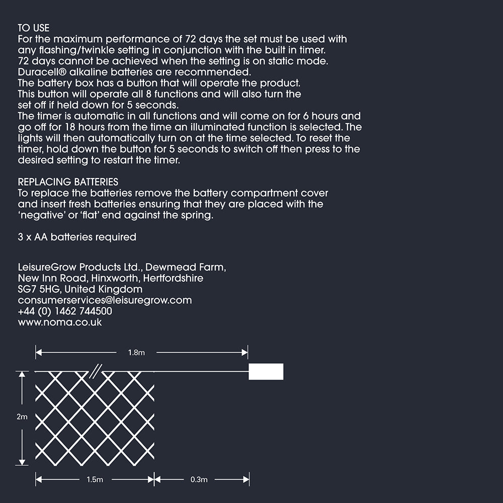 160 Fit & Forget Multicolour Multifunction Net Lights