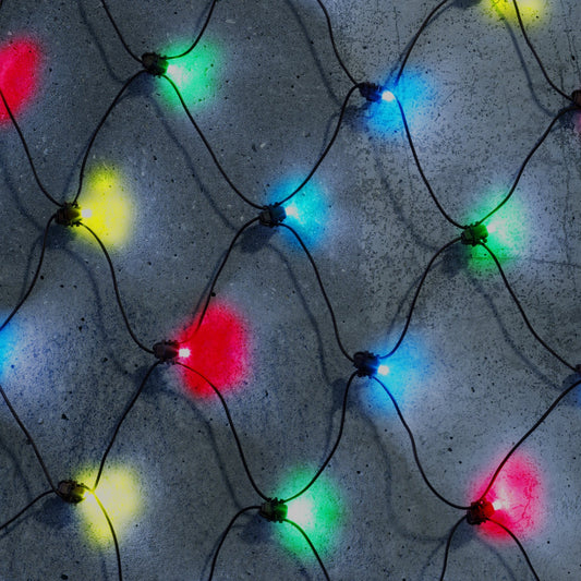 160 Fit & Forget Multicolour Multifunction Net Lights