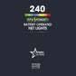 240 Fit & Forget Multicolour Multifunction Net Lights