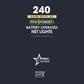 240 Fit & Forget Warm White Multifunction Net Lights