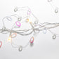 2m Warm White Iridescent Disc Garland - 20 LEDs