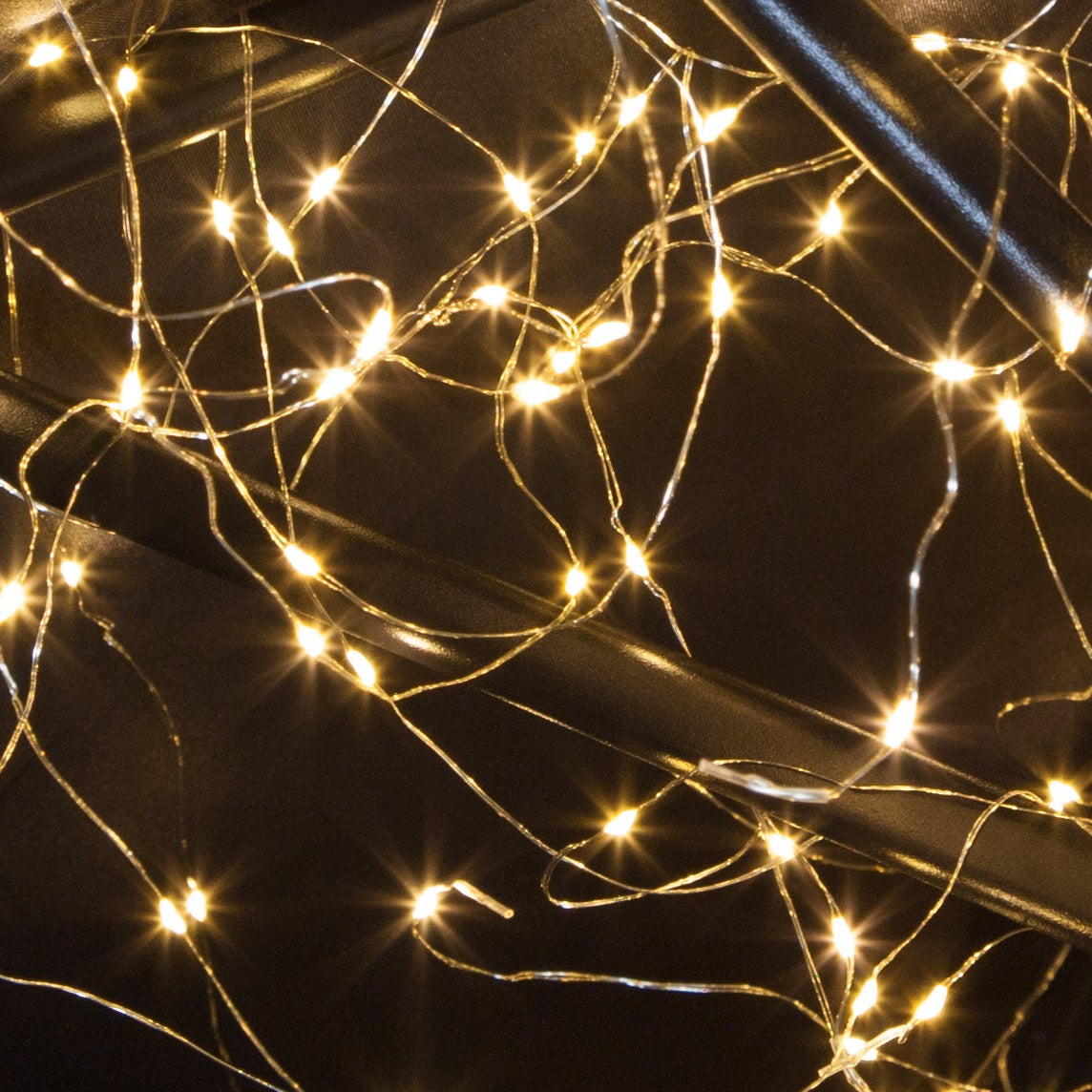 160 Copper Wire Horses Tail Parasol Lights