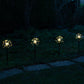 Set of 4 Warm White Firework Stakelights