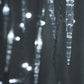 120 White Multifunction Jack Frost Icicles with Clear Cable